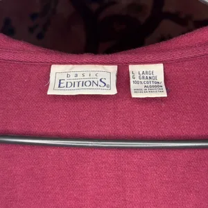 Maroon Knit Zip thumbnail 3