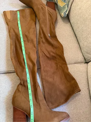 Marc Fisher Meyana Tan Over-the-Knee Boots 9.5M Retail $189 thumbnail 6