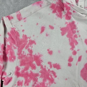 H&M Smiley Collaboration Positive Pullover Hoodie Women's Size Large Tye Dye thumbnail 10