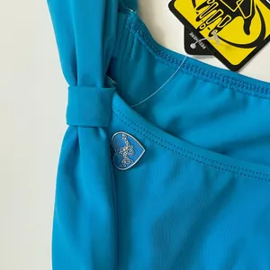 Body Glove Azuro Blue Bali Hipster Bikini Bottom XS NWT Folded Waistband Charm thumbnail 2