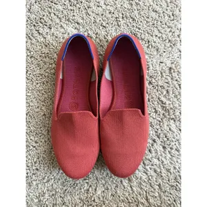 Rothy's Sunset Red‎ Loafer Flats Size 7 Retired Color Slip On Comfort Walking thumbnail 4
