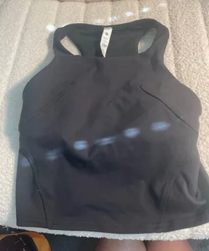 Lululemon Tank Racerback Built-In Bra Black thumbnail 1