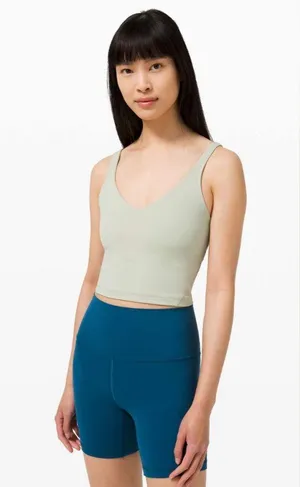 Lululemon Align Tank Top Mint Green Women’s Tank Bra Size 12 thumbnail 1