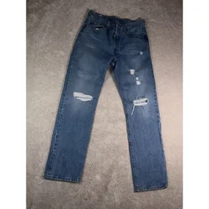 Levi's Women's Premium Denim 501 Jeans 28x30 Distressed Button Fly thumbnail 4