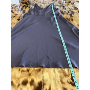 J Crew Purple Sophia Fit Flare Silk Midi Dress Women‎ Size 14 Formal Modern City thumbnail 5