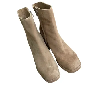 Dolce Vita Ulyses Mushroom Beige Suede Platform‎ Ankle Boot Sz 9.5 Wore Once 1x thumbnail 4