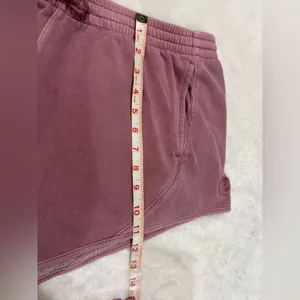 PINK Victoria's Secret Sweatshort Acid Wash Mauve Athletic Shorts‎ Size XL thumbnail 10
