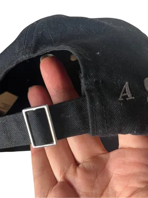 ACNE STUDIOS Black Carliy AS Baseball Cap Adjustable Dad Hat Size OS UNISEX thumbnail 5