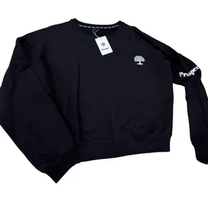 Prosper Crewneck Sweatshirt Medium Black Embroidered Tree Logo‎ Sleeve Graphic thumbnail 1