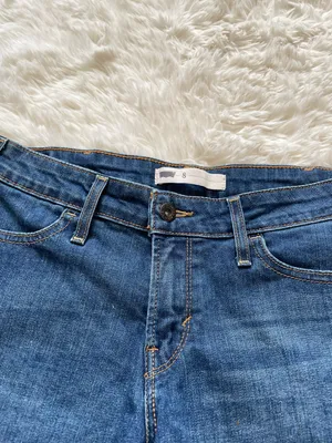 Levi High Rise Denim Shorts thumbnail 2