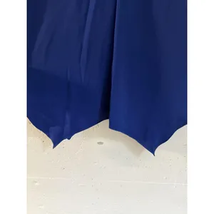 Amanda Uprichard Dress Womens XS Blue Sleeveless V Neck Handkerchief Hem Dress thumbnail 3