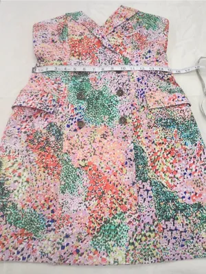 Maeve Strapless Multicolor Confetti-Print Mini Dress thumbnail 9