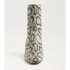 New! Sam Edelman Margo Kitten Heel Booties – Roccia Grey Snake Print – Size 6 thumbnail 4