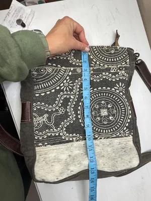 ⭐️ Myra Tribal Dream Shoulder Bag Patchwork Cotton Canvas thumbnail 3