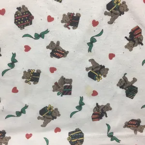 VINTAGE TEDDY BEAR TURTLE NECK LONG SLEEVE Red Size XL thumbnail 2