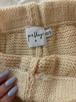 Princess Polly beige shorts/sweater set ~ Size XS/S thumbnail 3