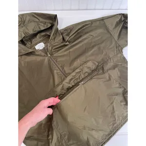 NWOT Aerie OFFLINE Green Oversized Pullover Lightweight Windbreaker Jacket S thumbnail 6