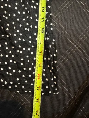 SO Black Skater Skirt with White Polka Dots thumbnail 3