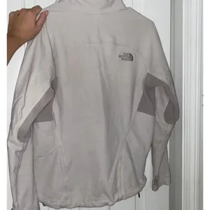 White Northface Fleece Zip Up thumbnail 4