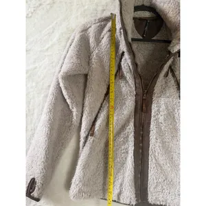 Kuhl Flight Jacket Womens XS Grey Full Zip High Pile Fleece‎ Thumbholes Hooded thumbnail 4