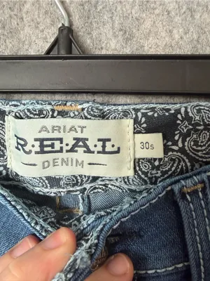 Ariat Real Denim Woman’s 30s Blue Women's westerns Straight-Leg Jeans thumbnail 2