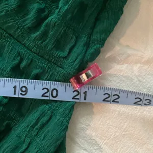 Ninety Deep Green Textured Midi Dress NWOT thumbnail 7