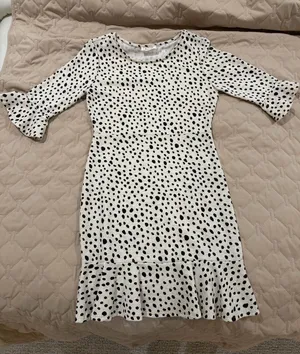 Beeson River Polka Dot Dress White thumbnail 1