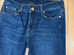 7 For All Mankind Dark Denim Ankle Gwenevere Jeans Size 28 thumbnail 2