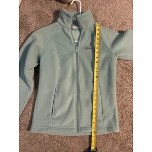 Columbia Benton Springs Womens Sz Small Light Blue Full Zip Fleece Jacket thumbnail 7