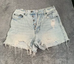 PacSun ultra high rise vintage short 25 distressed thumbnail 1