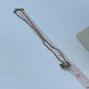 Native American sterling fish rose quartz handmade artist signed pendant necklac thumbnail 4