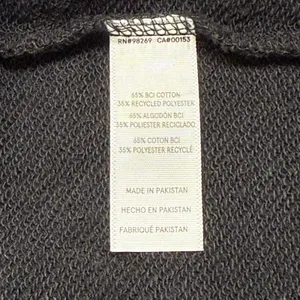 Alternative Apparel‎ Black Raglan Sweatshirt High Low Raw Hem Large Womens NWOT thumbnail 9