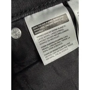 Levi's Black Wedgie Straight Denim Jeans size 27 NEW thumbnail 7