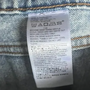 Banana Republic Slouch Jeans Women's Size 32/14 Light Wash‎ Distressed Hem Denim thumbnail 5