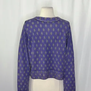 NWT!! FREE PEOPLE Nocturnal Patterned Cardigan Sweater Cardi‎ Floral Large thumbnail 8