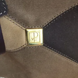 DVF Brown Multi-tone Faux‎ Suede Overnight Bag thumbnail 2