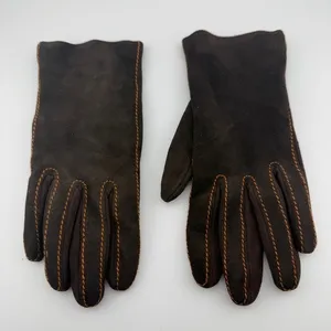 Picaro’s Genuine Leather Gloves Brown thumbnail 1