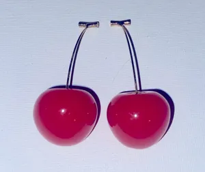 Anthropologie cherry drop earrings thumbnail 1