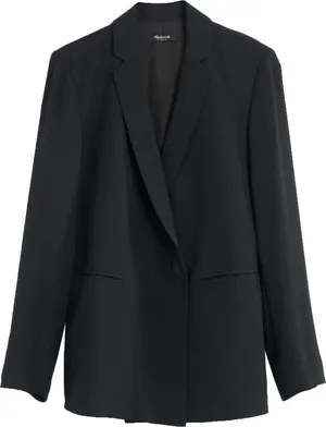Madewell Snap Button 'lycee' Drapey Blazer thumbnail 4