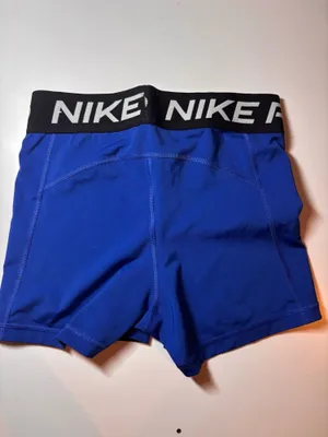 Nike Pro Spandex Dri-Fit Shorts 3" Blue Navy thumbnail 2