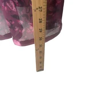 Fairy Purple‎ Women's Size Medium Floral Sequin Babydoll Teddy Top Set thumbnail 10