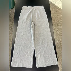 GC Fontana Cashmere Silk Wool Blend Wide Leg Pull On Cropped Knit Pants thumbnail 6