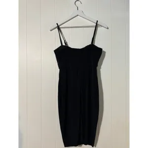 Roulette Cocktail Black Dress Embellished Beaded Waist Size 8 thumbnail 2