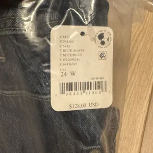 NEW Free People CRVY Starlight Straight Leg Blue Jeans Western Rodeo Sz 24‎ $128 thumbnail 5