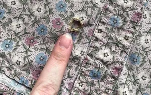 Vintage Gitano Floral Denim Shirt M thumbnail 4