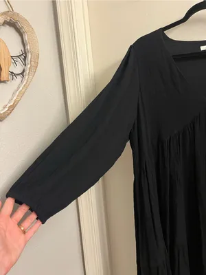 Z Supply Maxine Mini Dress in Black Size Large thumbnail 4