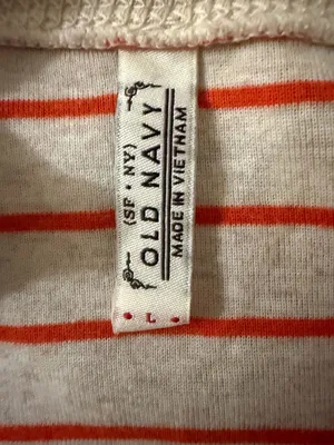 Old Navy Women's Long Sleeve Striped Cotton Pullover Sweater thumbnail 3