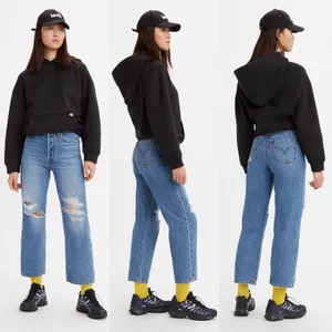 Levi's Ribcage Straight Ankle Jeans thumbnail 2