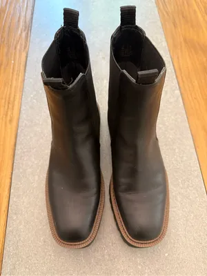 Sam Edelman Laguna Waterproof Lug Sole Chelsea Boot Black Leather Size 8 NWOB thumbnail 5
