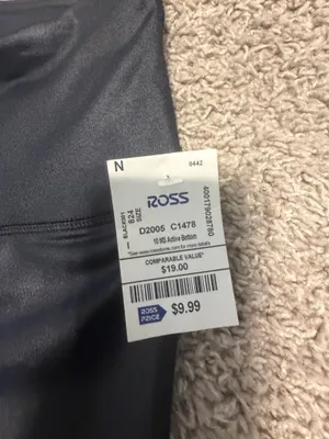 90 Degrees by Reflex Net Medium Black Leggings with a sheen thumbnail 3